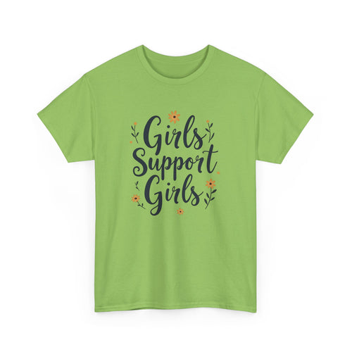 Girls Support Girls T-Shirt – Empowering Feminist Tee for Women  💪👭🌸