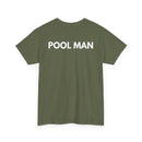 Pool Man T-Shirt | Pro Pool Service & Maintenance Back-Print Tee 🏊‍♂️