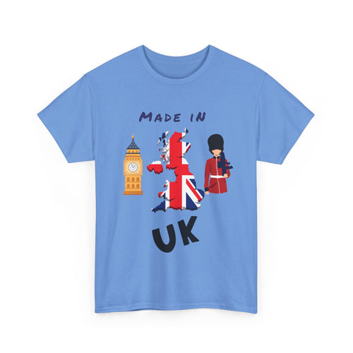 Made in UK T-Shirt with Flag, Big Ben & King’s Guard
