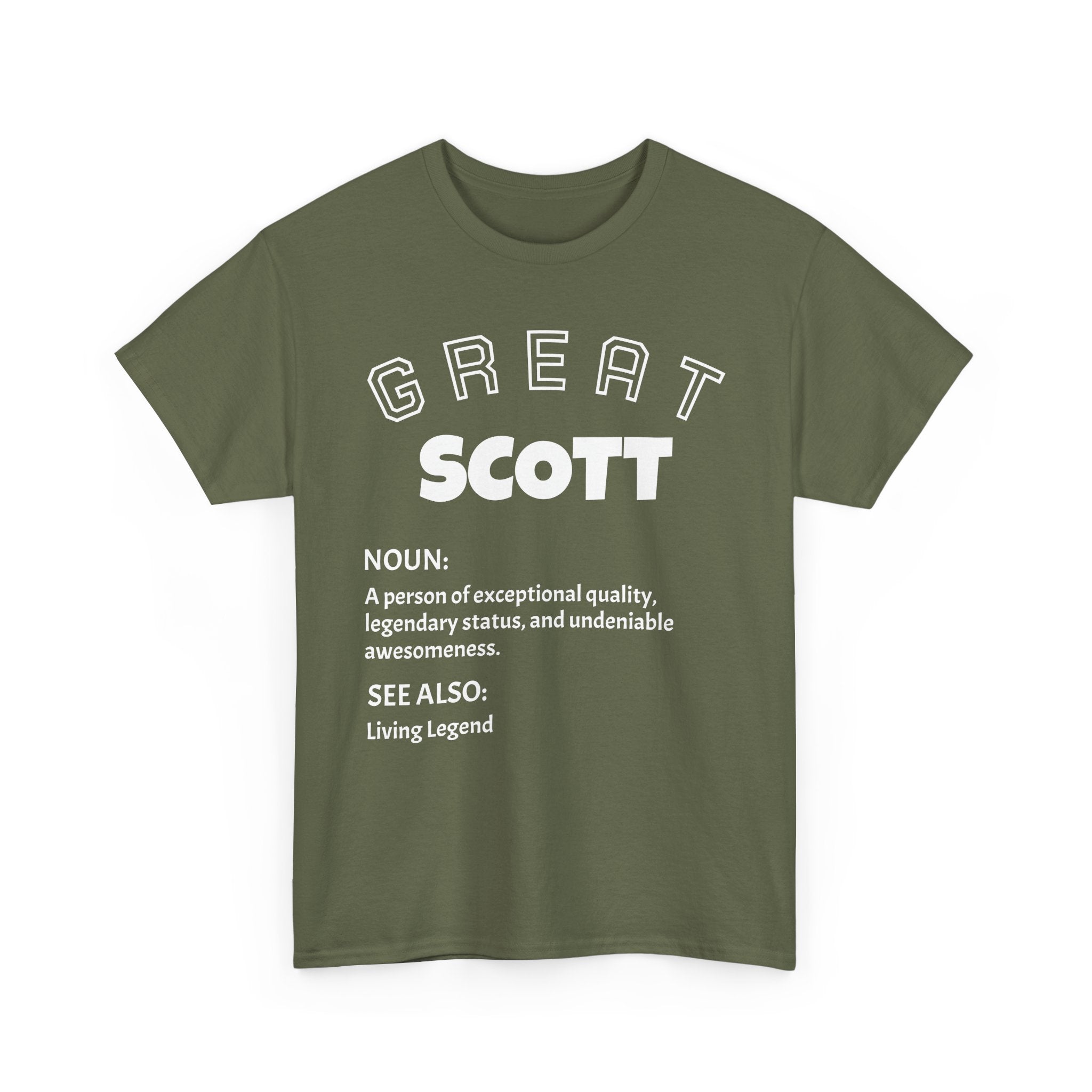 Custom Name Definition T-Shirt | Personalised Living Legend Tee 👤✨