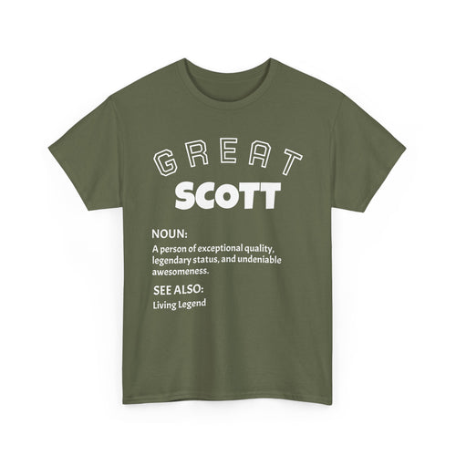 Custom Name Definition T-Shirt | Personalised Living Legend Tee 👤✨