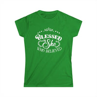 Blessed Is She Who Believed T-Shirt | Faith & Inspiration ✨