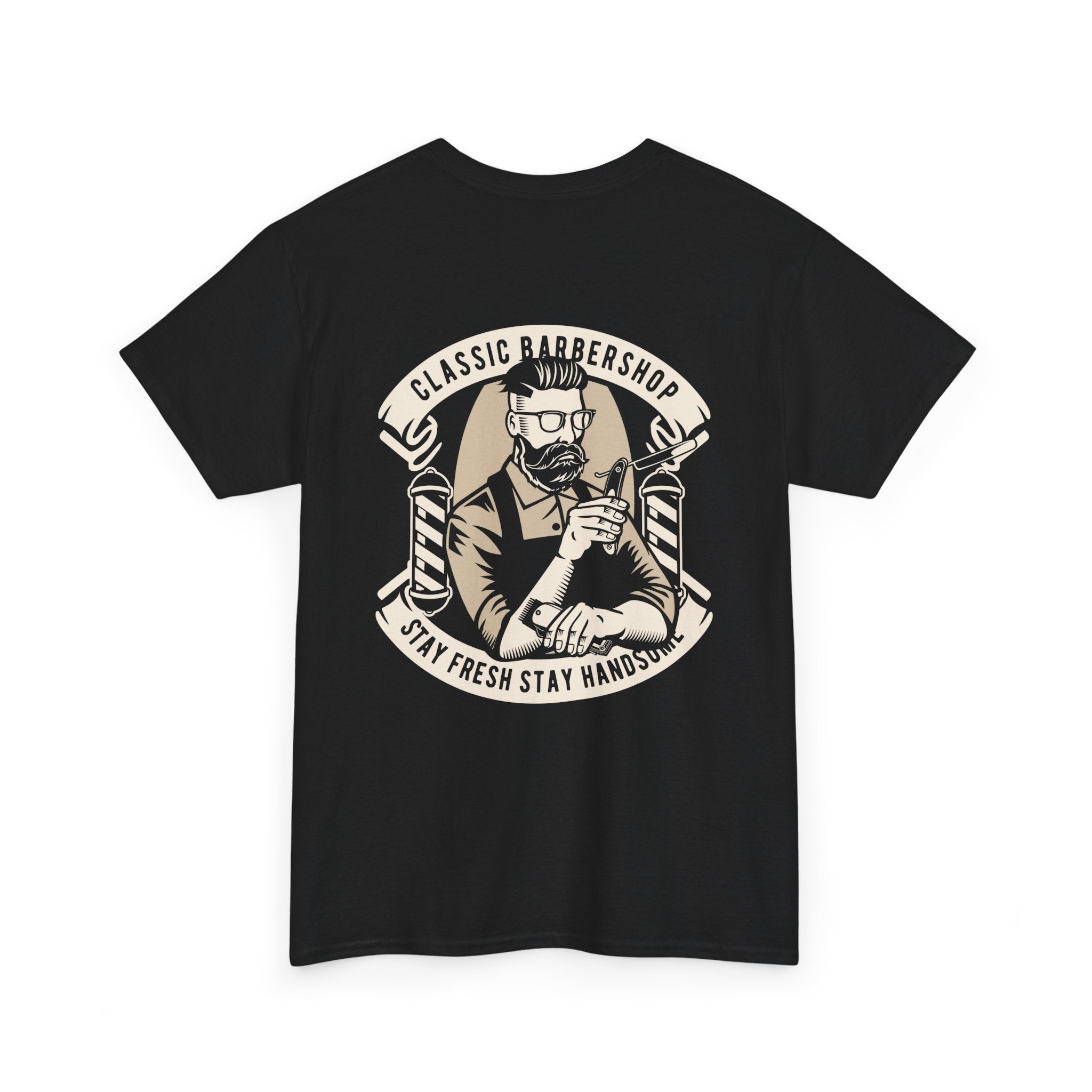 Classic Barbershop T-Shirt – Stay Fresh, Stay Handsome