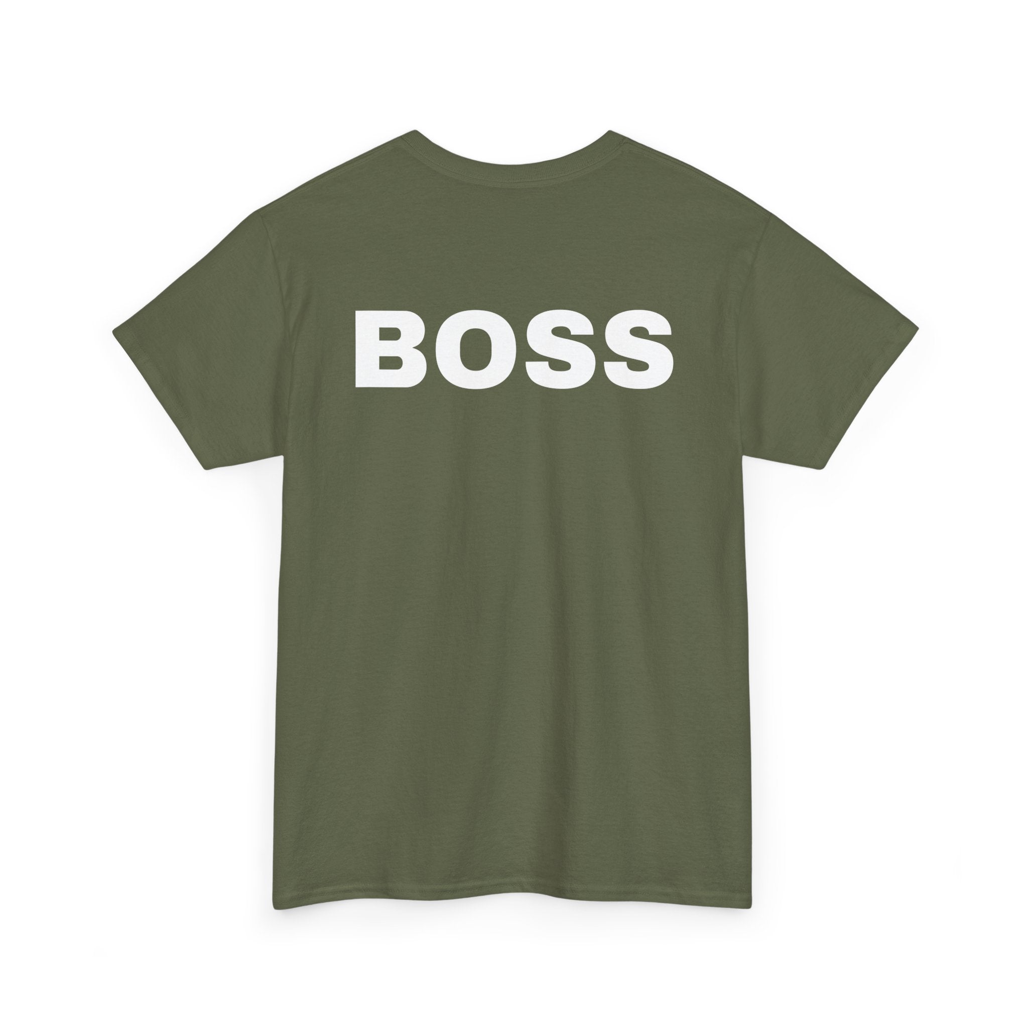 Boss T-Shirt with Back Print | Bold Statement Tee