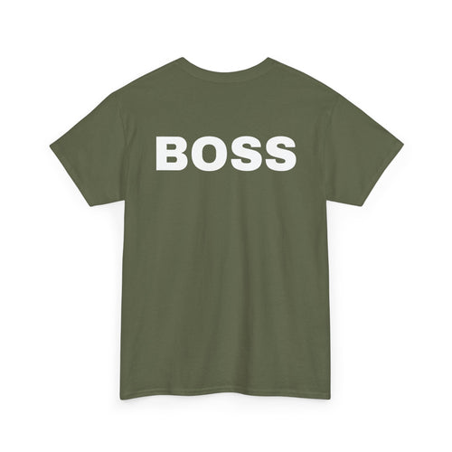 Boss T-Shirt with Back Print | Bold Statement Tee