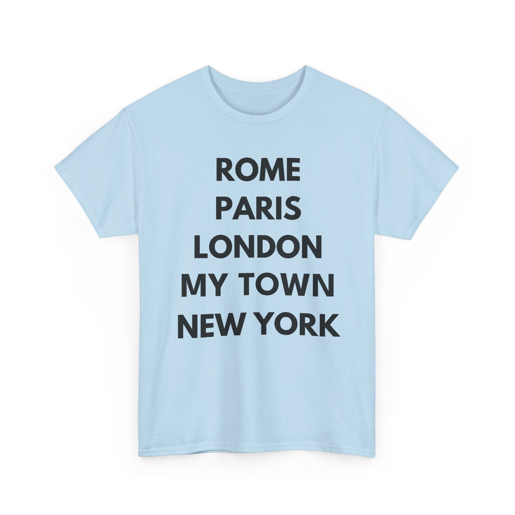 Personalised City List T-Shirt | Rome Paris London New York Custom Tee ✈️👕