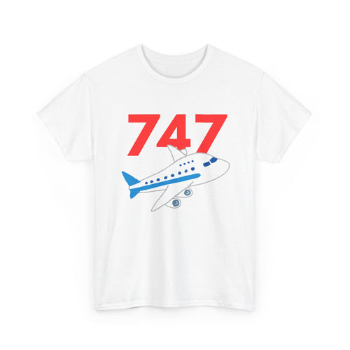 747 Jumbo Jet T-Shirt ✈️ – Classic Aviation Tee for Plane Lovers