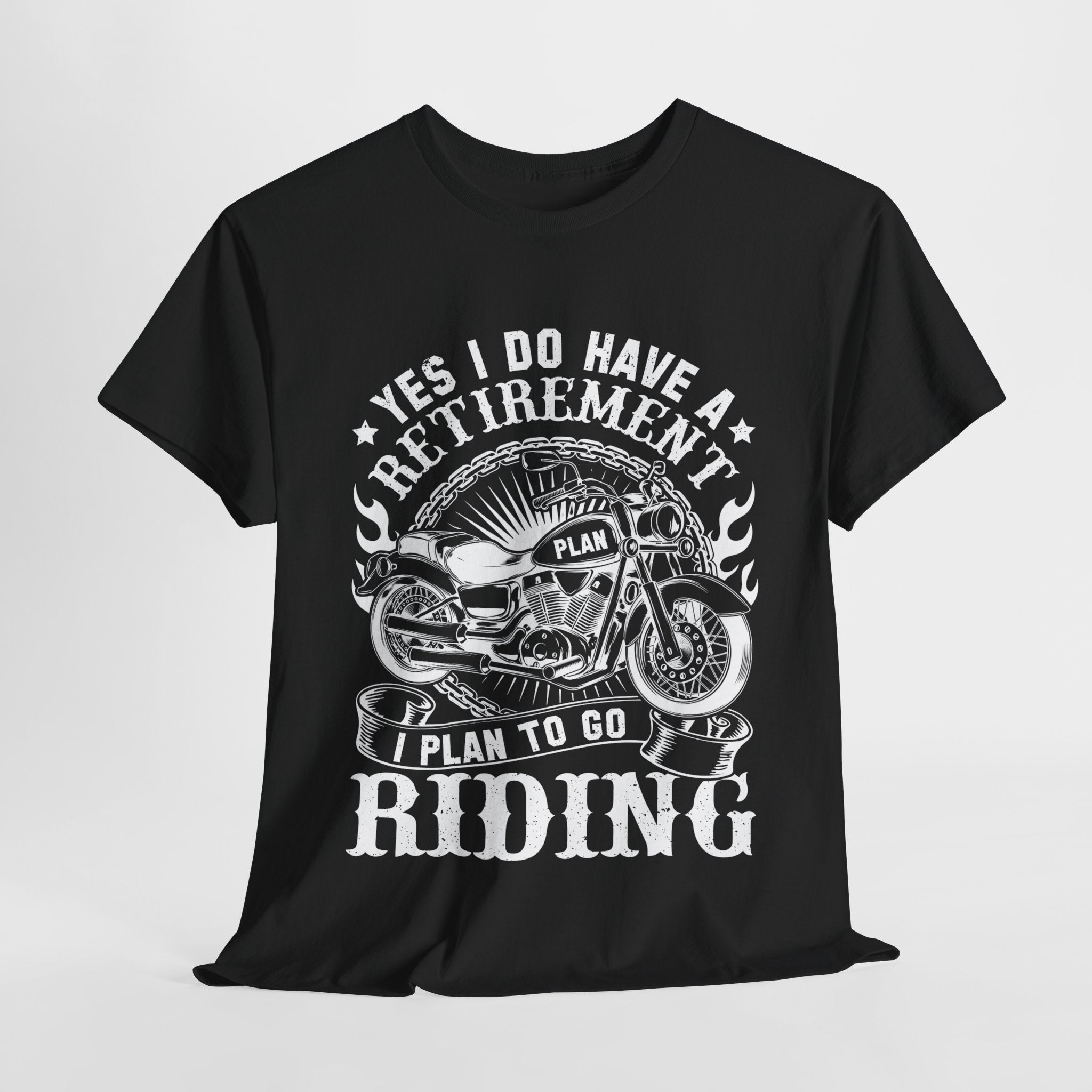 Retirement Plan Motorcycle T-Shirt – Funny Biker Tee