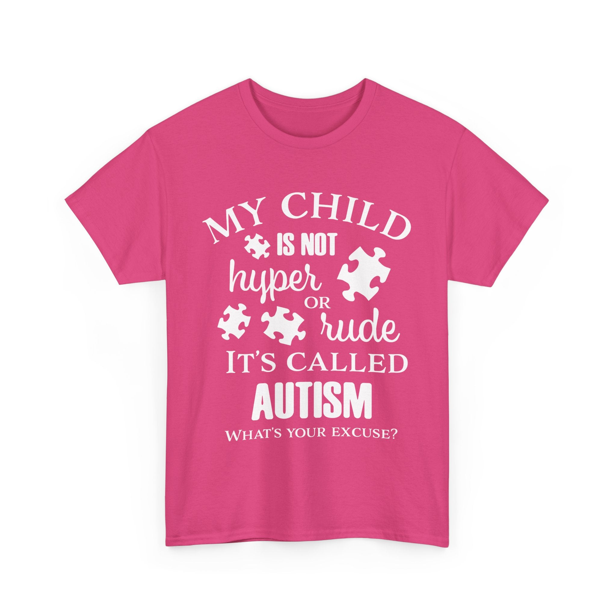 Autism Awareness T-Shirt – My Child Is Not Hyper or Rude