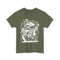 Funny Golf Cart T-Shirt – Walking Cart with Clubs