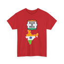 Made In India T-Shirt | Indian Flag & Country Map Outline T-Shirt 🧡🤍💚