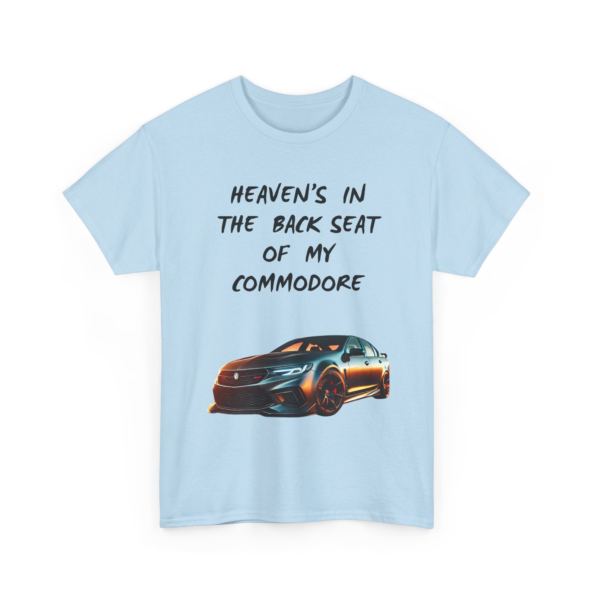Custom Commodore Photo T-Shirt | Heaven’s In The Back Seat Personalised Tee 📸🇦🇺
