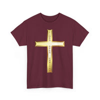 Fides • Spes • Caritas Crucifix T-Shirt ✝️ Faith, Hope & Charity| Religious T-Shirt 🙏