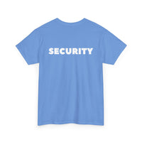 Security Unisex T-Shirt (Back Print)