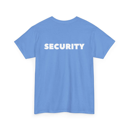 Security Unisex T-Shirt (Back Print)
