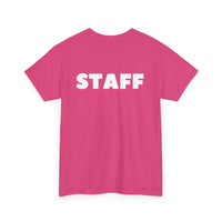 Staff Unisex T-Shirt (Back Print)