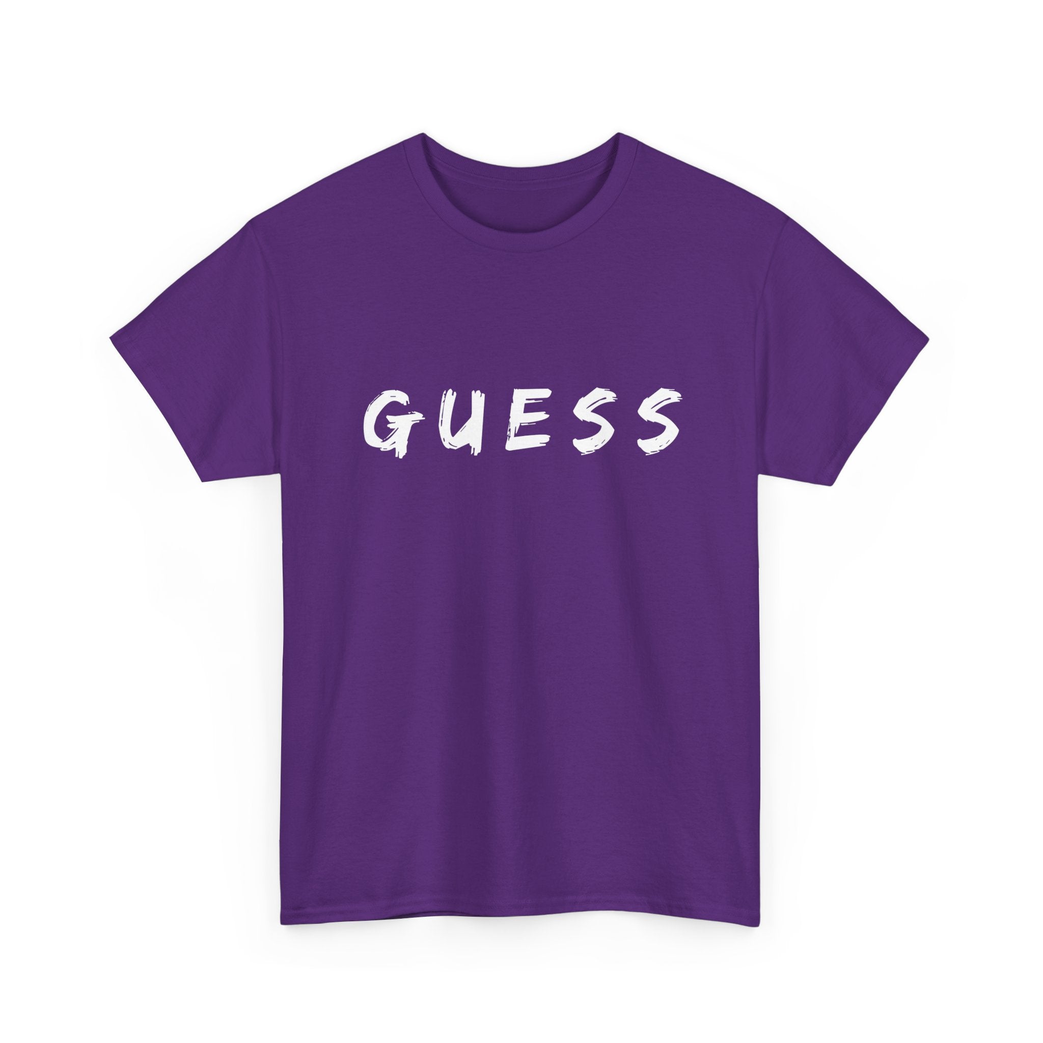 Guess T-Shirt for that brave female | Minimalist Front-Print Graphic Tee ❓✨