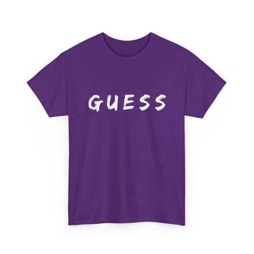 Guess T-Shirt for that brave female | Minimalist Front-Print Graphic Tee ❓✨