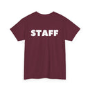 Staff Unisex T-Shirt (Back Print)
