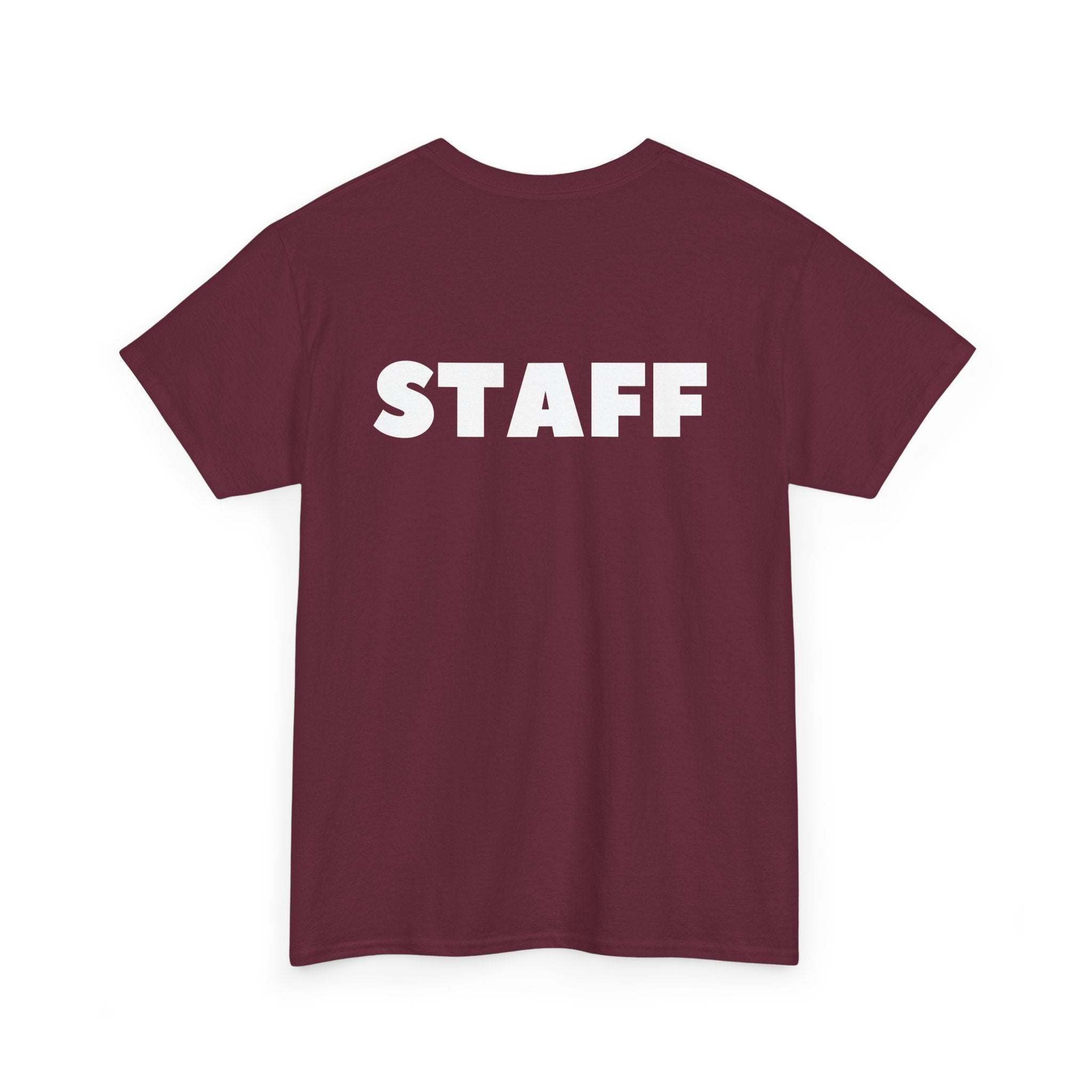 Staff Unisex T-Shirt (Back Print)