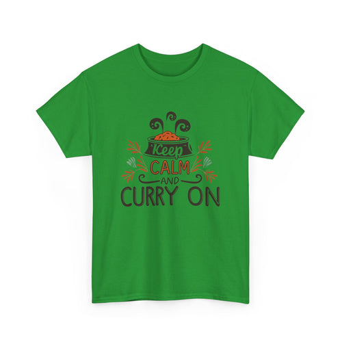 Keep Calm and Curry On, Funny Indian T-Shirt