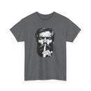 Shh Bearded Man T-Shirt – Stylish & Mysterious Design