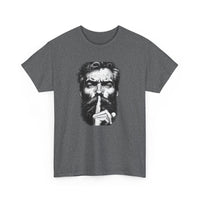 Shh Bearded Man T-Shirt – Stylish & Mysterious Design