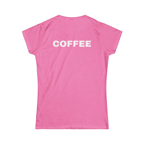Coffee Barista T-Shirt for Women – Cute Café Style Tee | Back Print ☕👩‍🍳👕