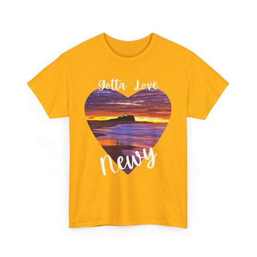 Gotta Love Newy Unisex T-Shirt – Customizable Heart-Shaped Design