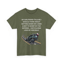 My Girlfriend Said Get Down on One Knee T-Shirt – Funny Motorcycle Lover Tee