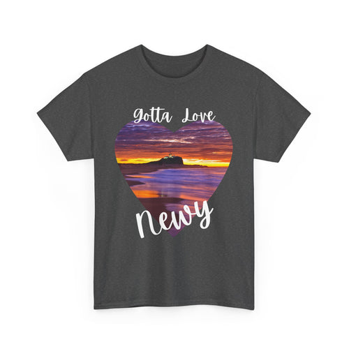 Gotta Love Newy Unisex T-Shirt – Customizable Heart-Shaped Design