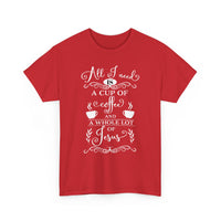Coffee & Jesus T-Shirt – Faith & Caffeine Lover Tee