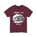 Sorry I'm Busy Cat T-Shirt | Funny Sleeping Cat Tee 🐱💤