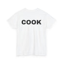 Cook T-Shirt | Professional or Backyard Kitchen Cook Back-Print Tee 🍳