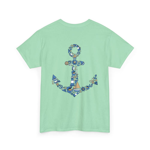 Nautical Anchor T-Shirt | Maritime Symbols Design