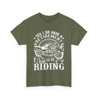 Retirement Plan Motorcycle T-Shirt – Funny Biker Tee