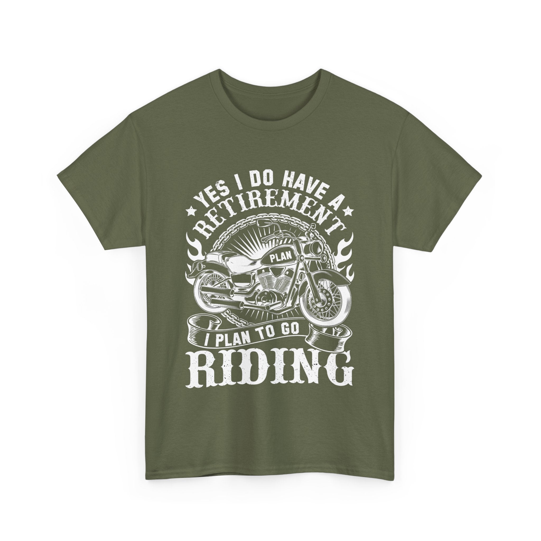 Retirement Plan Motorcycle T-Shirt – Funny Biker Tee