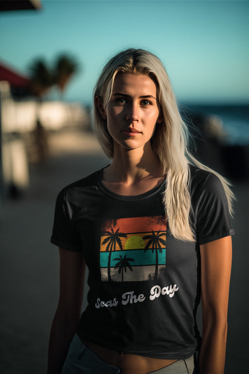 Seas the Day T-Shirt – Nautical Ocean-Inspired Motivational Tee