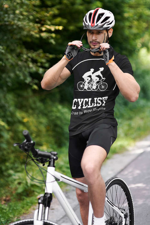 Cyclist - Free to Ride Anytime Unisex T-Shirt