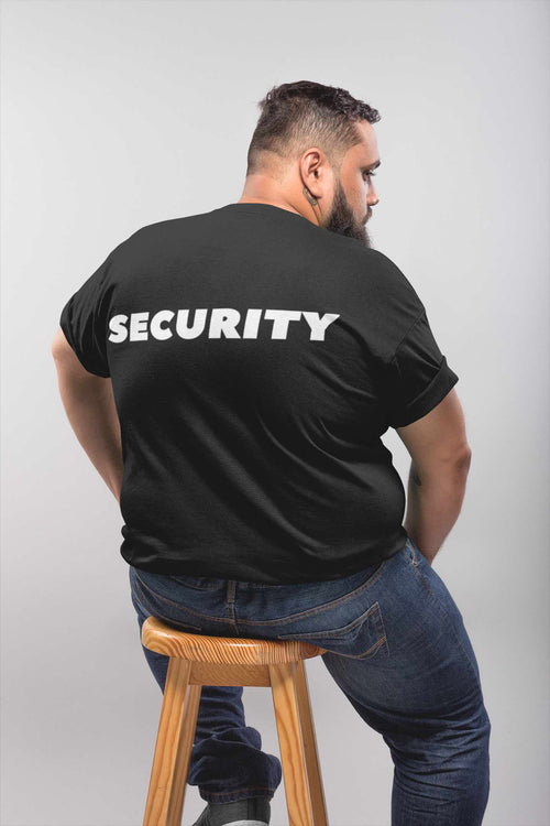 Security Unisex T-Shirt (Back Print)