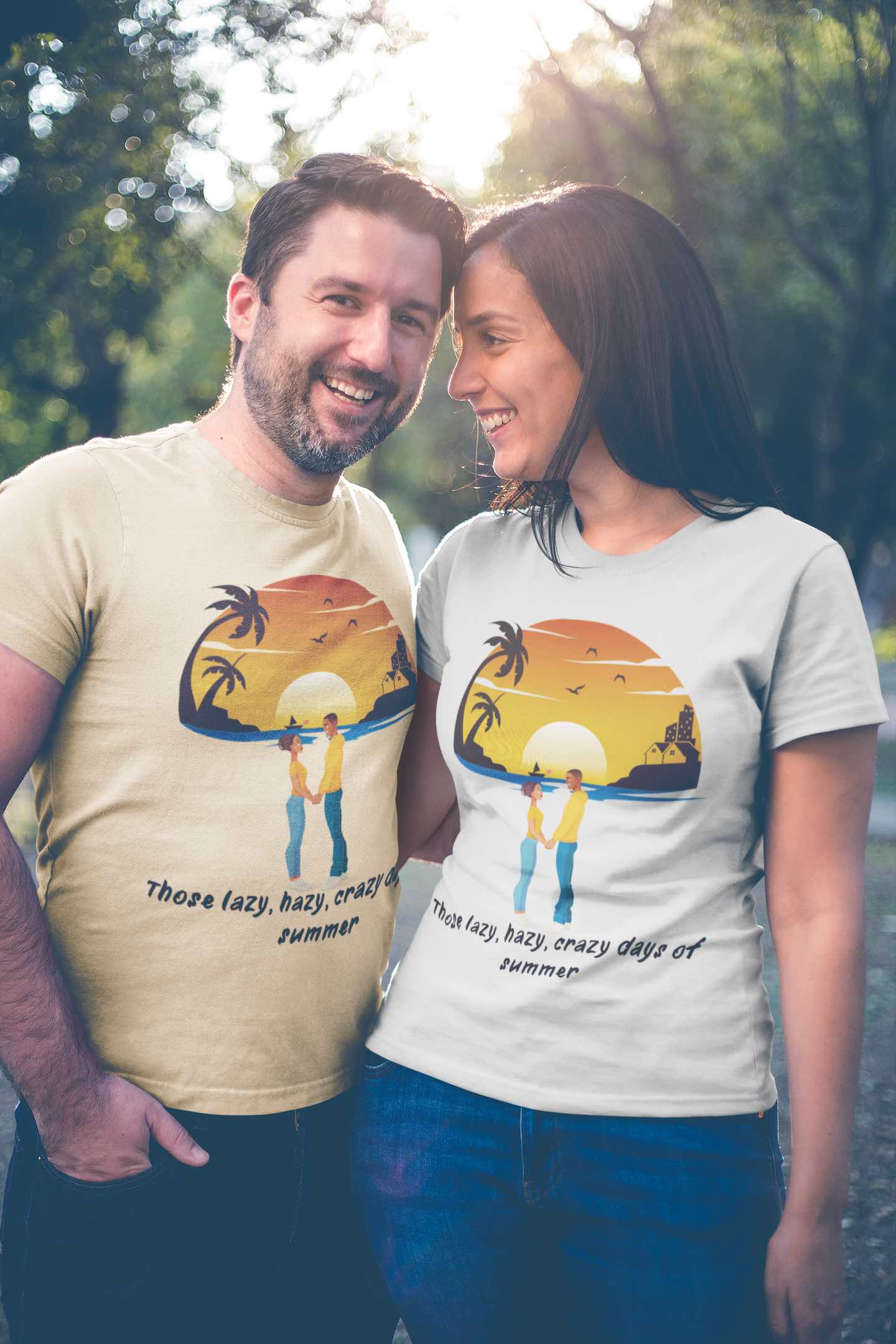Those Lazy, Hazy, Crazy Days of Summer, Beach T-Shirt