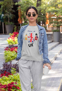Made in UK T-Shirt with Flag, Big Ben & King’s Guard
