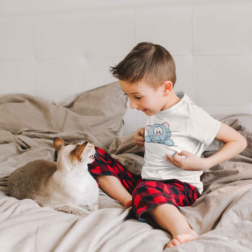 Adorable Cat Kids T-Shirt – Perfect for Little Animal Lovers