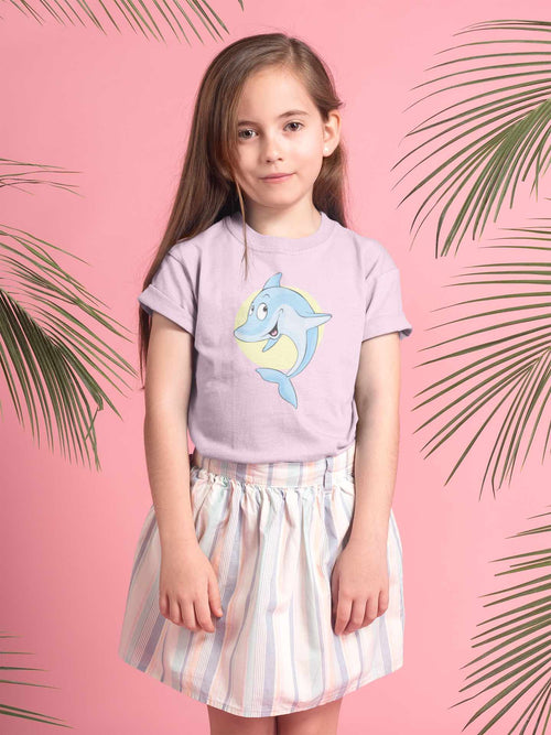 Playful Dolphin Kids T-Shirt – Fun Ocean-Inspired Design