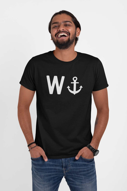 W Anchor (Wanker) T-Shirt – Witty and Cheeky Design