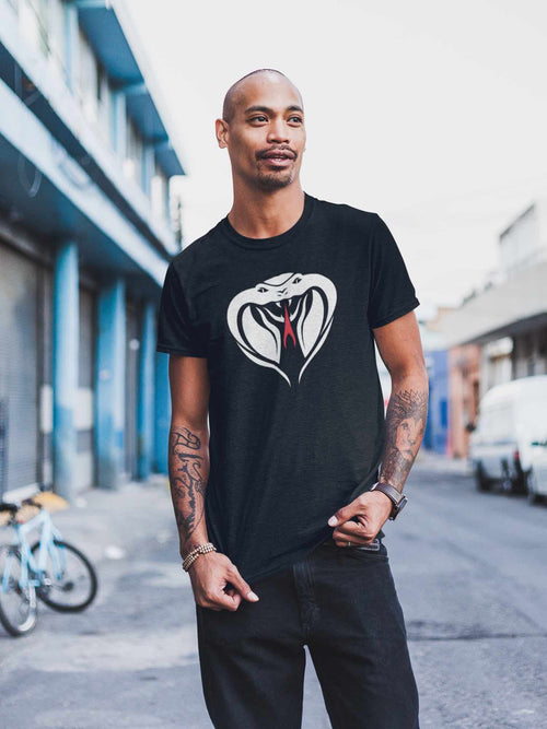 Ferocious Snake Face T-Shirt – Striking and Powerful Design