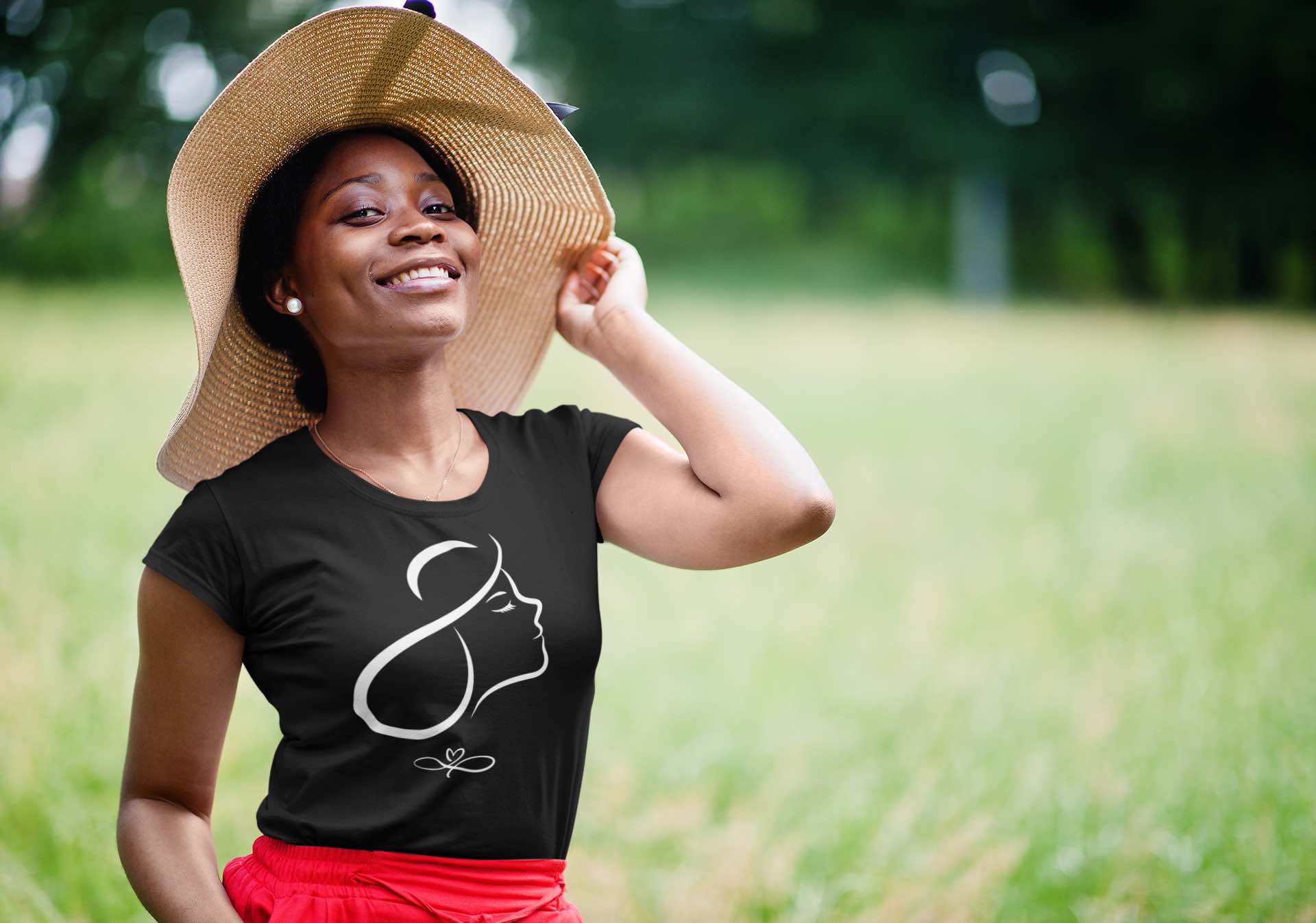 Elegant Female Silhouette T-Shirt – Timeless Class & Style