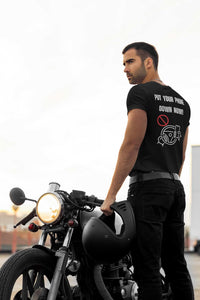 Put Your Phone Down Now T-Shirt – Unisex Safety Message for Riders