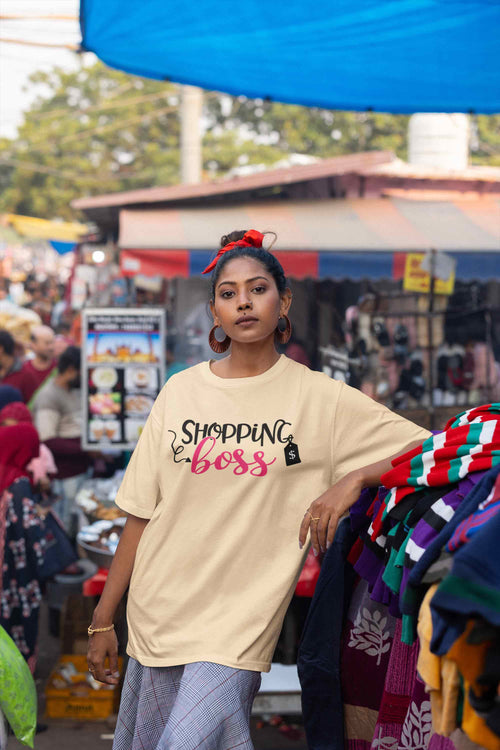 Shopping Boss T-Shirt for Women – Empower Your Inner Shopaholic