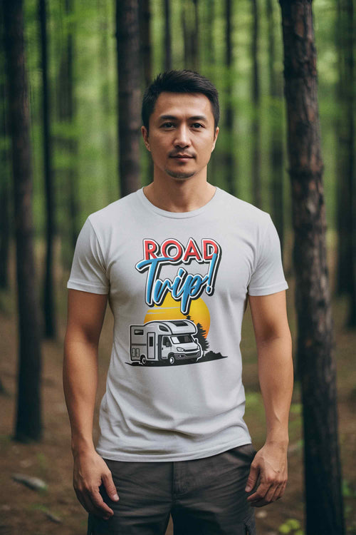 Road Trip T-Shirt – Motorhome Adventure in the Wilderness
